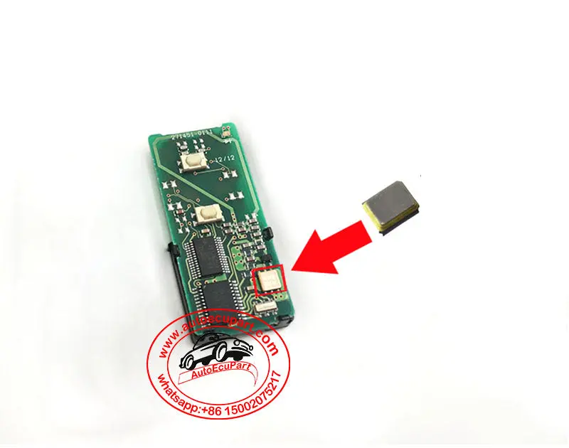 Square Crystal Oscillator Original New For Toyota Smart Key (315 Model) 1