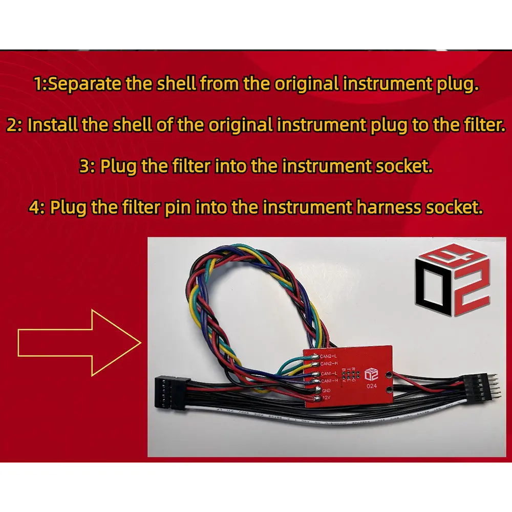 [Stable Version] Id7 Instrument Super Can Filter For Bmw Full Lcd Dashboard Mileage Odometer Blocker 1