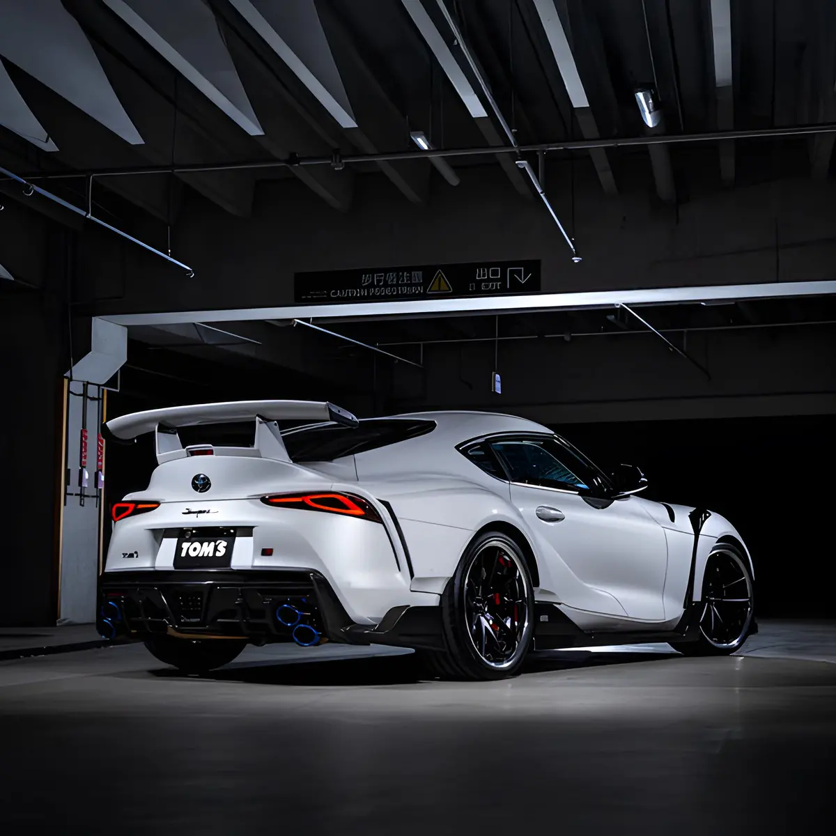 Tom's Racing Frp Gt Rear Wing For 2020+ Toyota Gr Supra 1