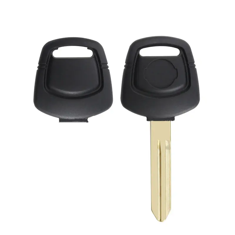 5Pcs Transponder Chip Ignition Key Shell Case For Nissan Rogue Maxima Cube 350Z Ni02 No Chip (Metal Logo) 1