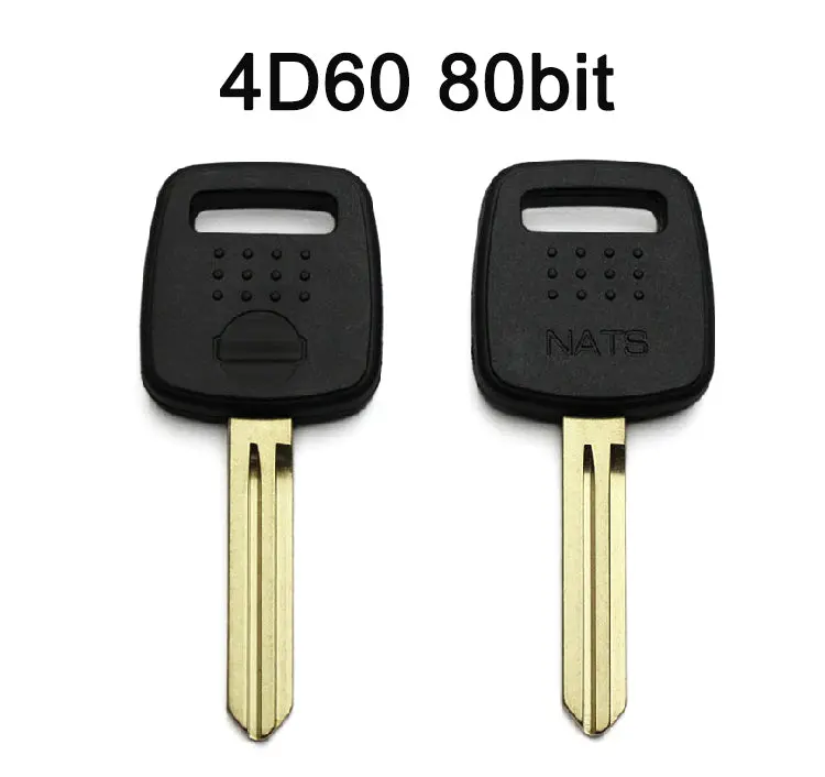 Transponder Key 4D60 80Bit 4D-60 Chip For Nissan Pickup Truck D22 A33 A32 1