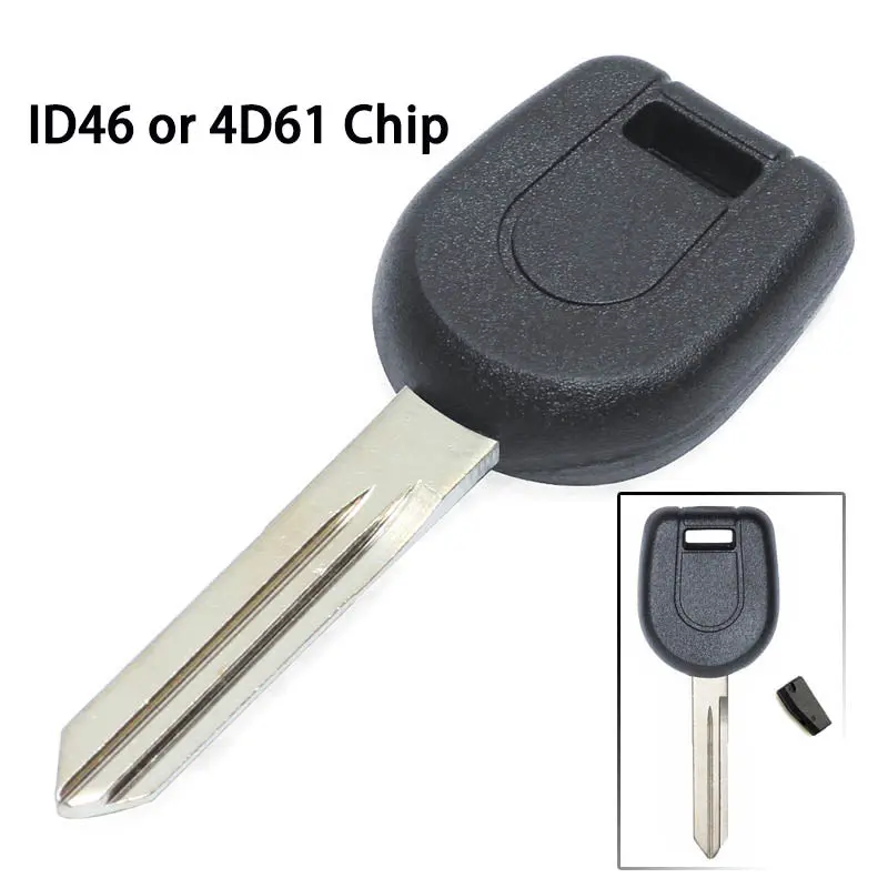 5Pcs Transponder Key Id46 Or 4D61 4D(61) For Mitsubishi Eclipse Endeavor Galant Mit9 Blade 1