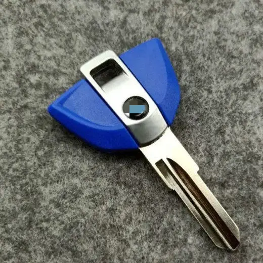 Transponder Key Shell For Bmw C600 Sport C650gt Motorbike Blue Color 1