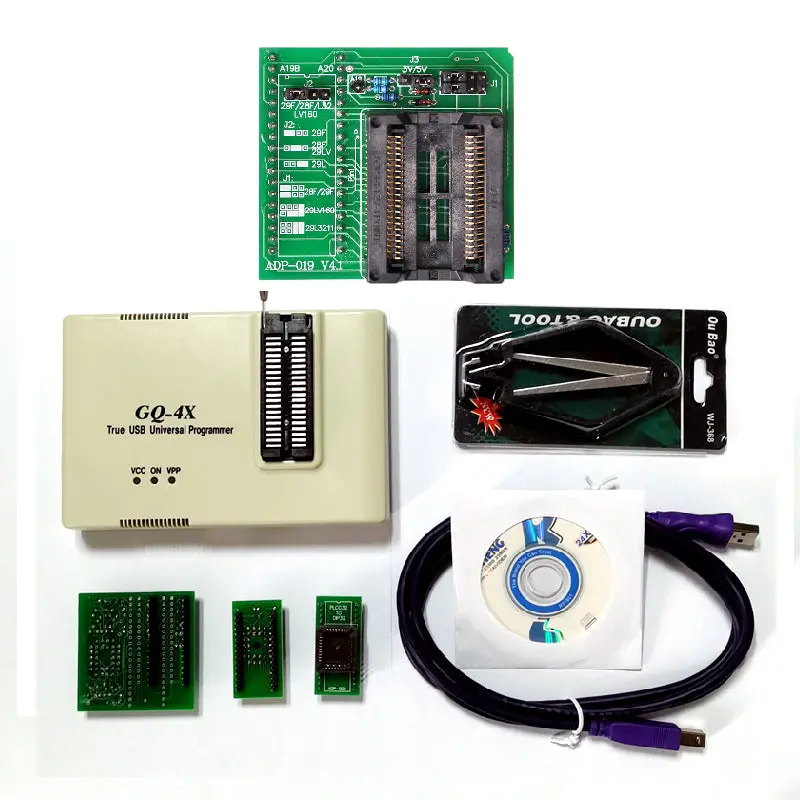 True-Usb Willem Programmer (Gq-4X) Gq-4X Include Adp-019 Psop44 - Dip32 Adapter 1