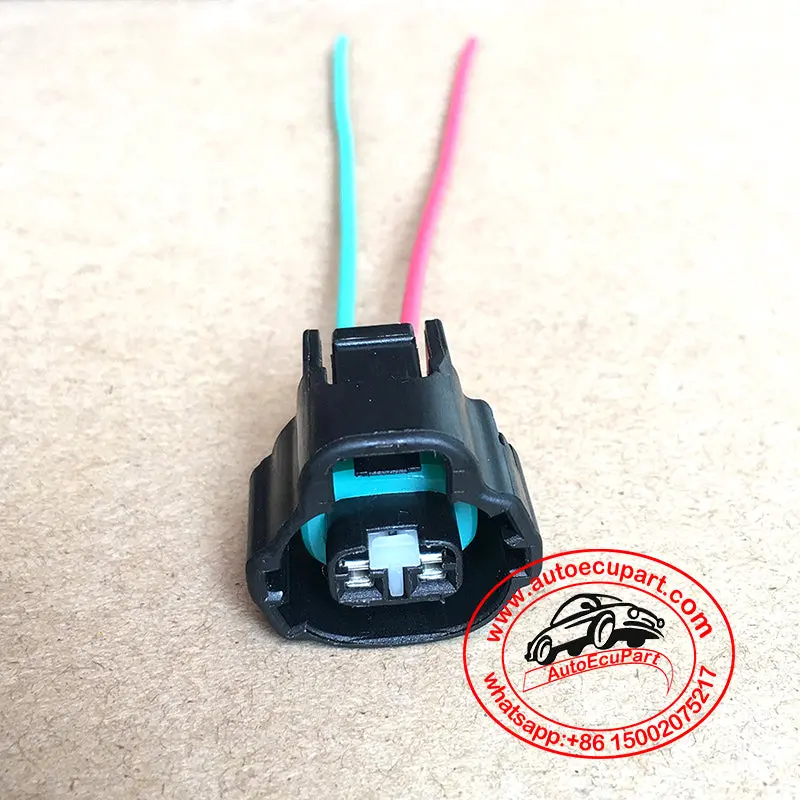 Turn Light Signal Harness Cable Connector 2-Way 2 Pin For Toyota 90980-11162 1