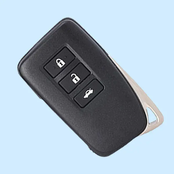 ( Type 3 ) 3 Buttons Smart Key Shell For Toyota - Suitable For Vvdi Toyota Smart Key Pcb - Pack Of 5 2