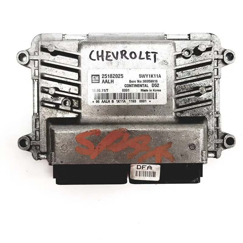 Used Continental D52 Ecm 96958816 25182025 5Wy1k11a For Chevrolet Spark Electronic Control Unit Ecu 1