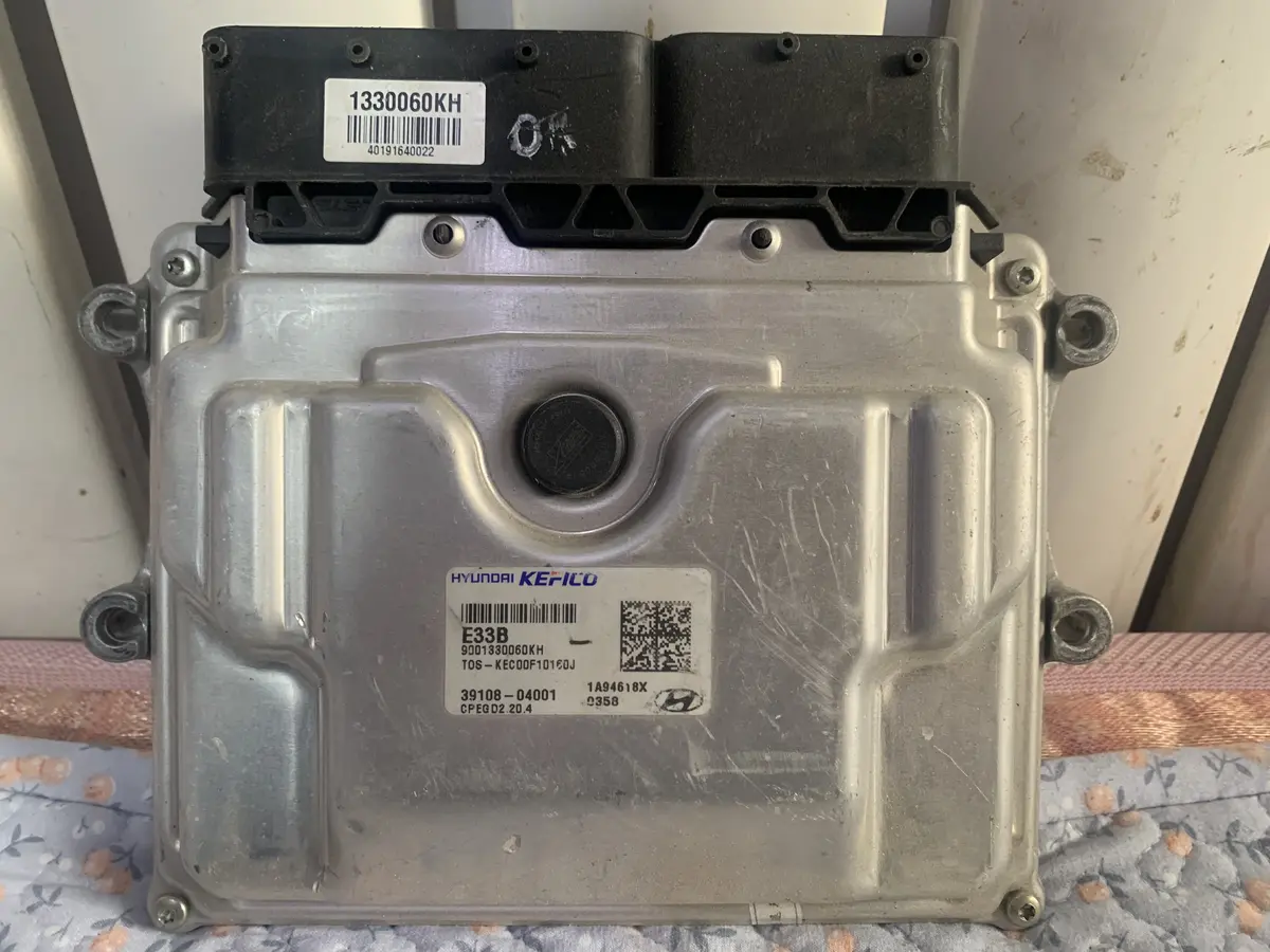 Used Cpegd2.20.4 39108-04001 E33b Ecm For Hyundai Kona 2017-2021 1.0 Petrol Ecu Engine Computer 3910804001 1