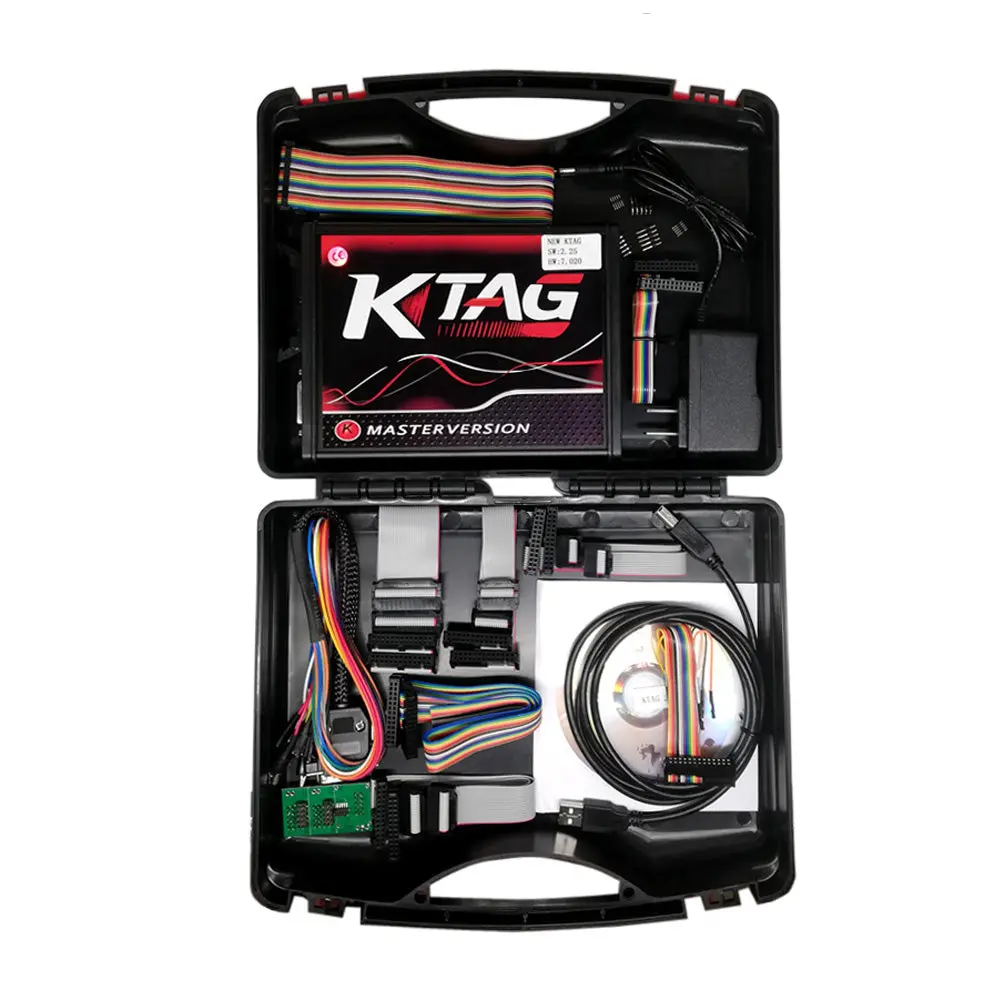 V2.25 Ktag Eu Online Version Firmware V7.020 K-Tag Master With Red Pcb No Tokens Limitation 1