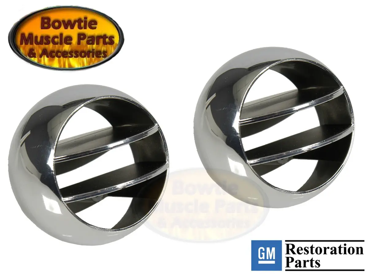Camaro Chevelle Impala Corvette Firebird Dash Vent Ball Pair 1