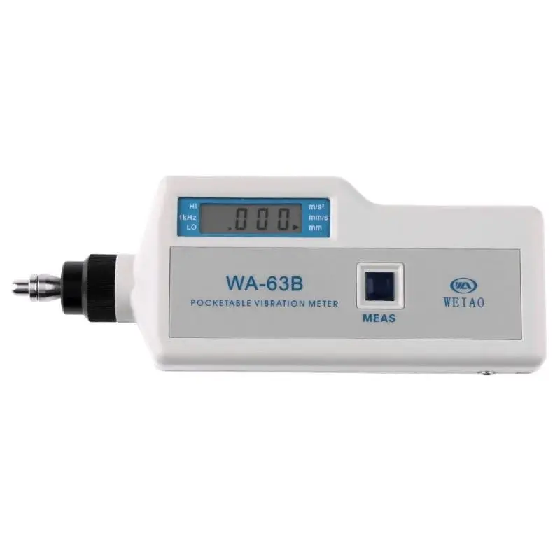 Wa-63B Portable Lcd Digital Vibration Meter Handheld Vibrometer Analyzer 1