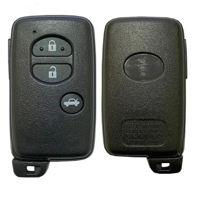 3 Buttons 433Mhz Board No F433 Id74-Wd04 Chip Black Keyless Go / Entry Remote Car Key For Toyota Avensis 89904-05040 1