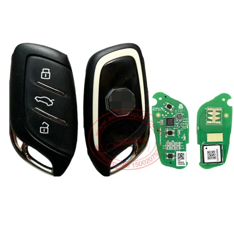 (White) 10961827 Genuine Proximity Key For Mg Zs Mg5 433Mhz Ncf29axx Id47 3 Button Smart Control 1