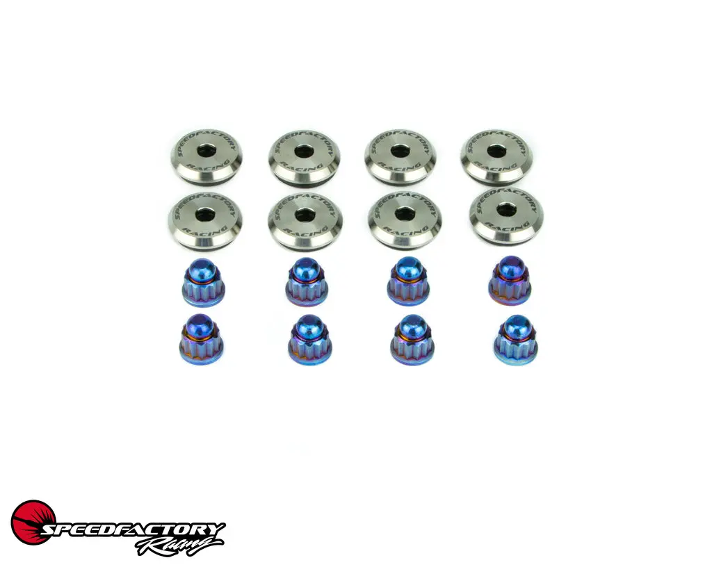Speedfactory Titanium Valve Cover Hardware Kit – H-Series Vtec 1