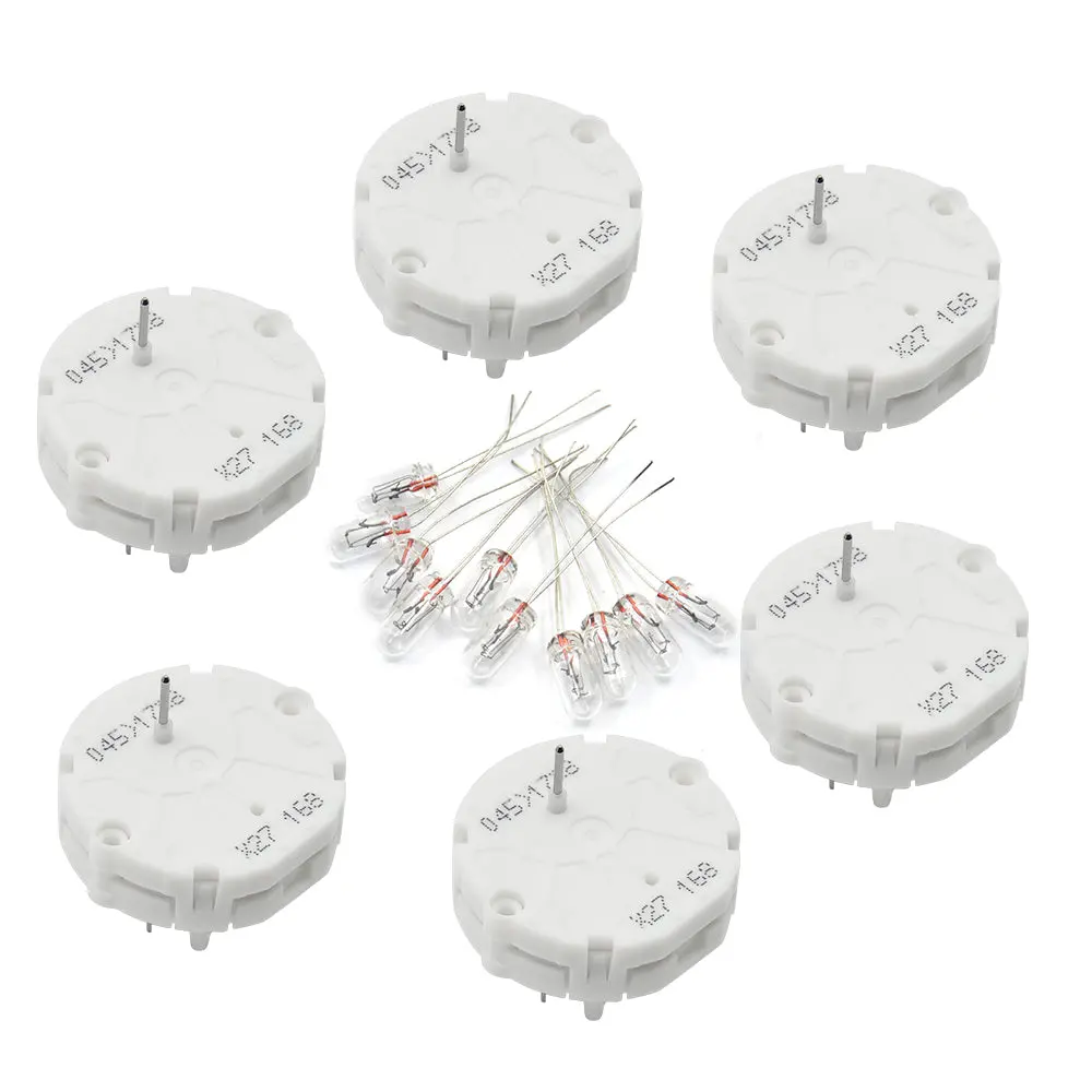 X27.168 X27-168 (6Pcs) Original New Stepper Motor + Bulbs (10Pcs)  For Speedometer Gauge Cluster Repair 1