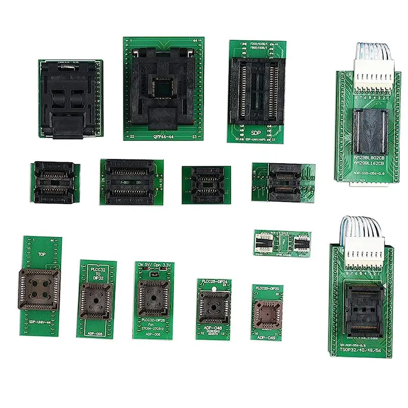 Xgecu T56 Programmer With 17Pcs Adapters For Flash Nor/ Nand Emmc/ Emcp Pld/ Gal/ Cpld 1