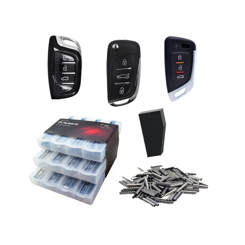 [Locksmith Kit] Xhorse Vvdi Key Tool Remote Control Bundle - 10Pcs Super Chip, 15Pcs Remote Control, 240Pcs Blade 1