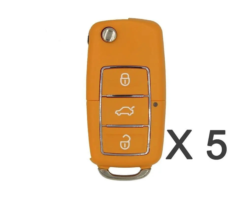Xkb505en Xhorse Vvdi2 Vvdi Key Tool Wire Remote Key 3 Button Orange Color 1
