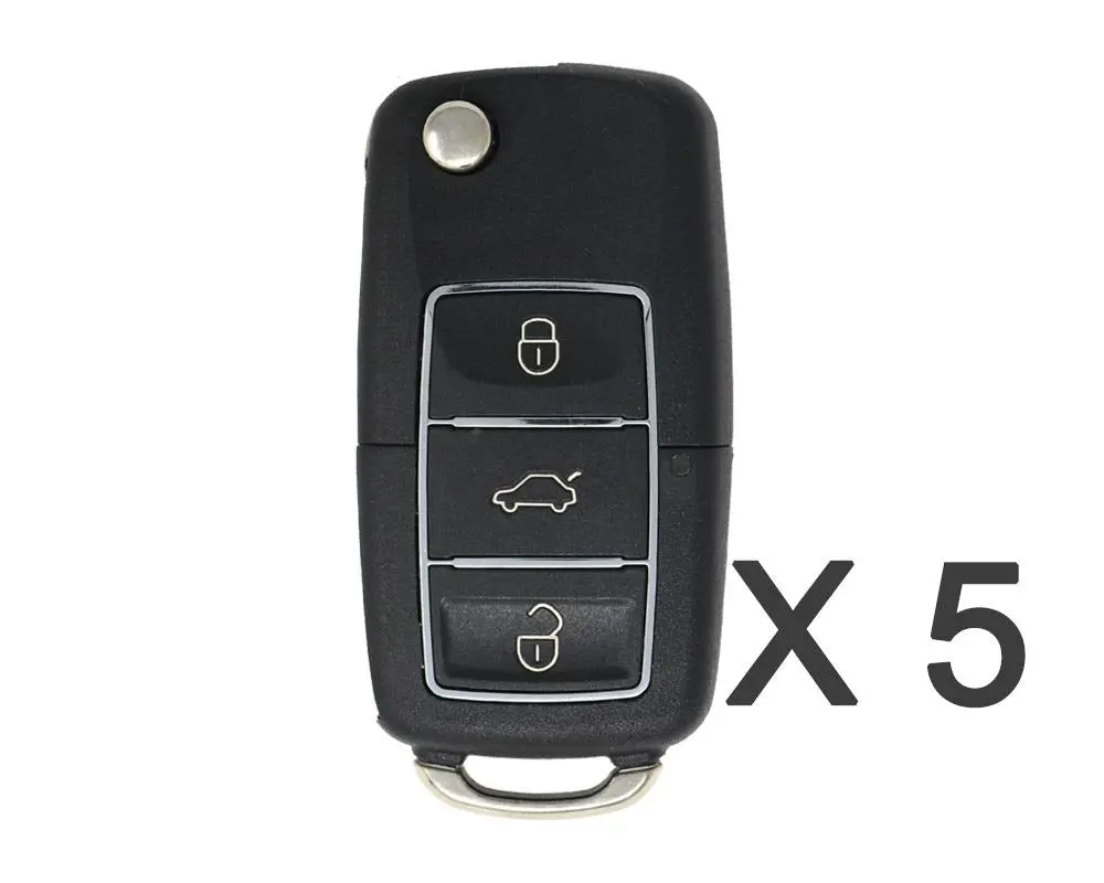 Xkb506en Xhorse Vvdi2 Vvdi Key Tool Wire Remote Key 3 Button Black Color 1