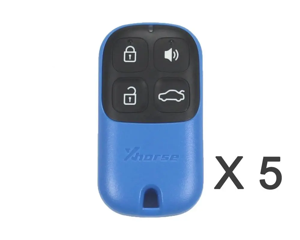 Xkxh01en Xhorse Vvdi2 Vvdi Key Tool Wire Remote Key 4 Button Blue Color 1
