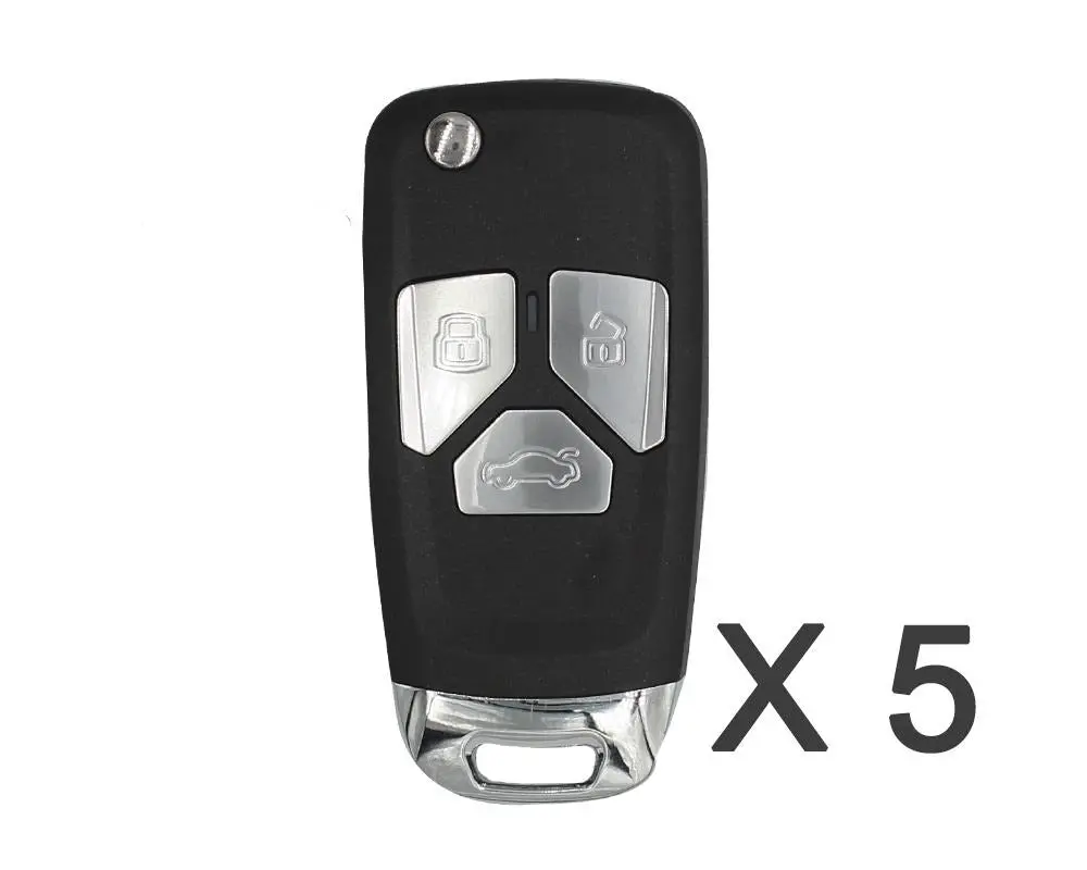 Xnau01en Xhorse Vvdi2 Vvdi Key Tool Wireless Flip Remote Key 3 Button Audi Type 1