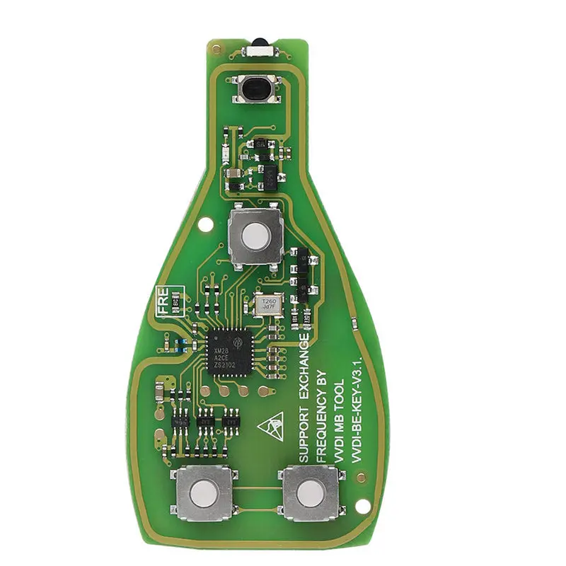 Xhorse 433-315Mhz Remote Pcb 4 Buttons For Mercedes Benz Bga 1