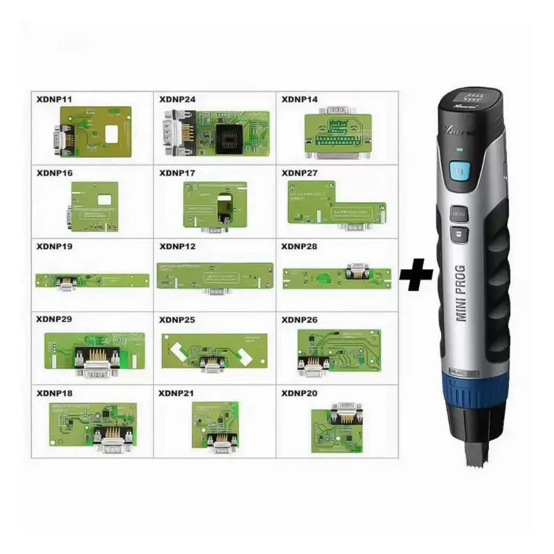 Xhorse Mini Prog Programmer With Full Solder Free Adapters Bundle 1