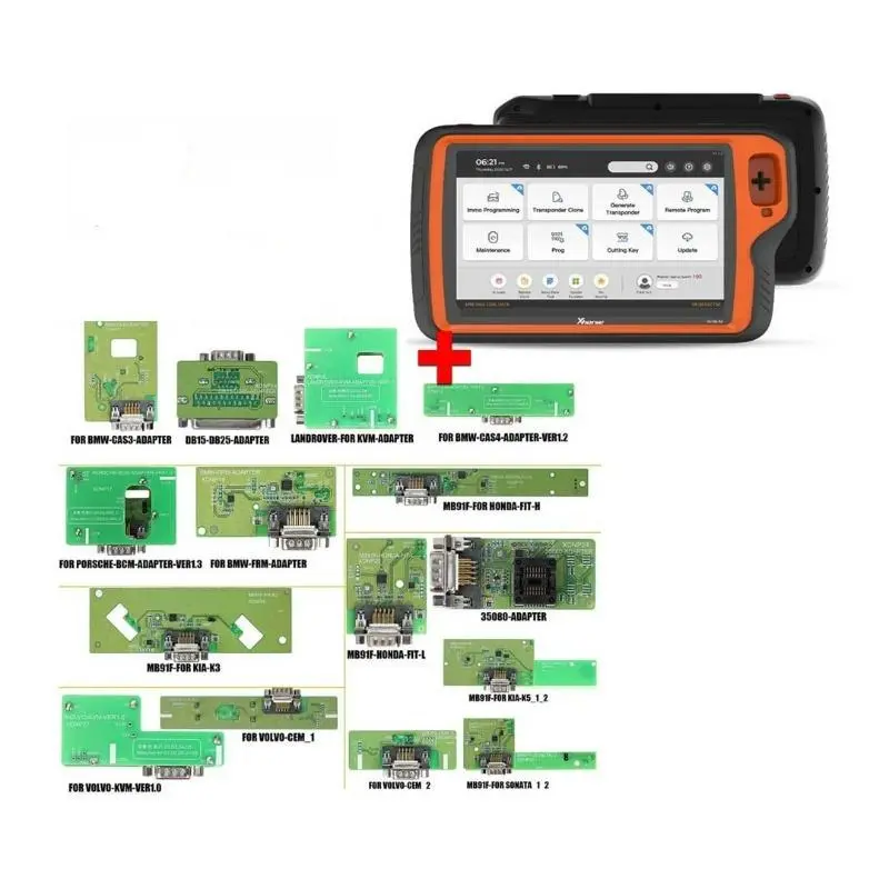 Xhorse Vvdi Key Tool Plus Pad Device & 15Pcs Solder-Free Adapters Kit Package 1