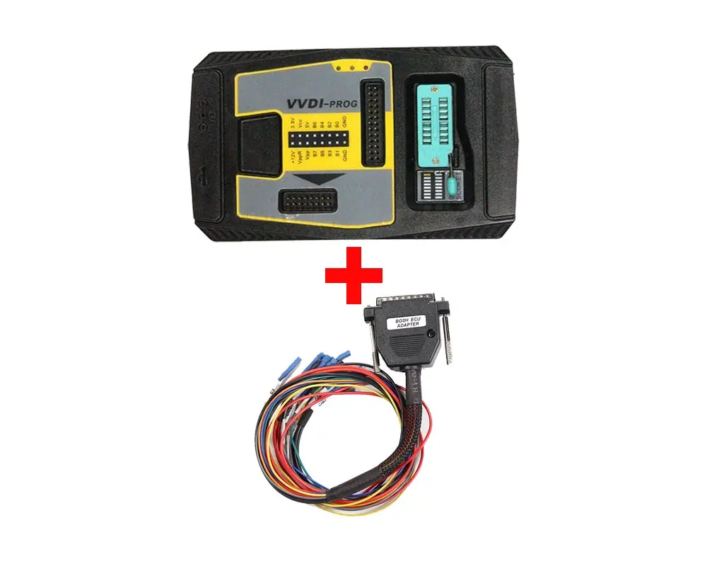 Xhorse Vvdi Prog Device Programmer Tool & Bosch Adapter Read Bmw- Ecu N20 N55 B38 Isn Without Opening Free Express Shipping 1