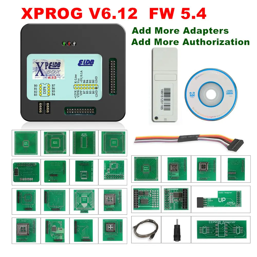 Xprog V6.12 Chip Programmer Xprog-M Ecu Programmer With Usb Dongle 1