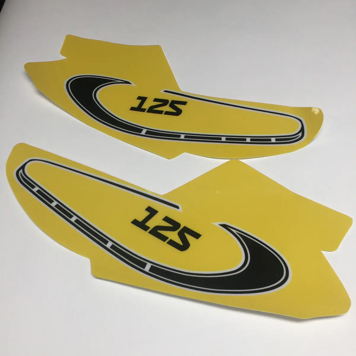 Yamaha, 1976, Yz 125 Tank Decals, Reproduction 1