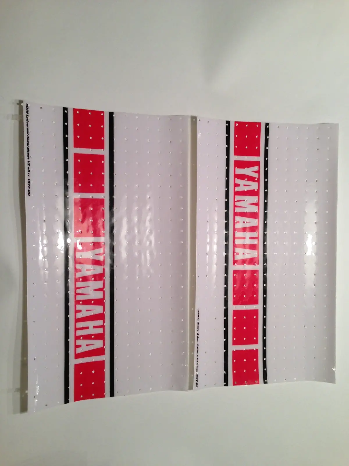 Yamaha, 1977-80, Euro Speed Block Tank Universal Decal Sheet, Reproduction 1