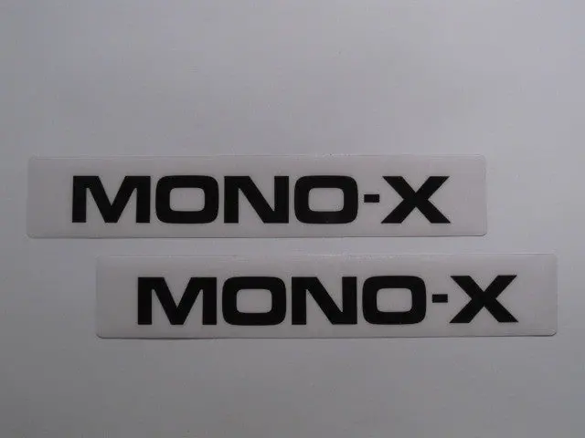 Yamaha, 1982, Mono-X Swing Arm Decals, Reproduction 1