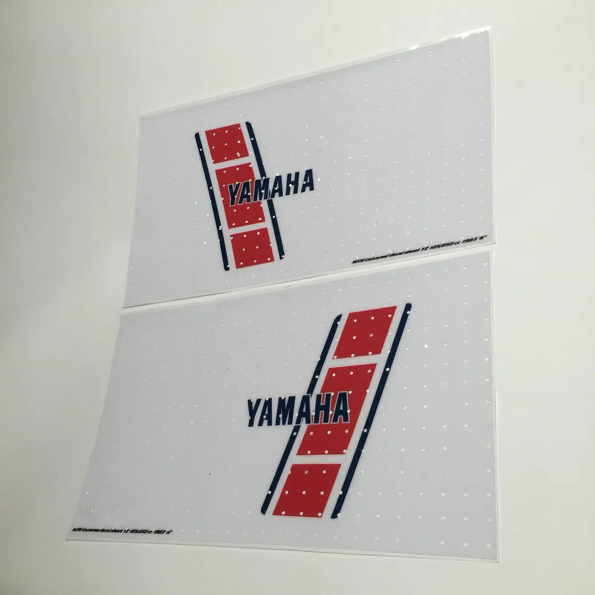 Yamaha, 1983, Yz 125/250, Universal Euro Tank Decal Sheets, Reproduction 1