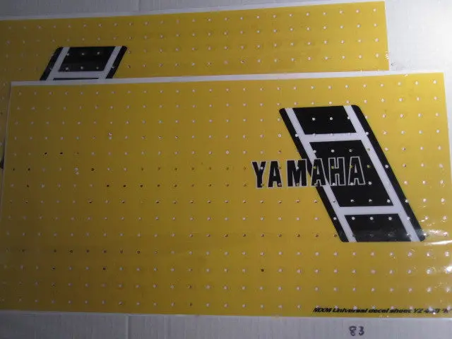 Yamaha, 1983, Yz 490, Universal Us Tank Decal Sheets, Reproduction 1
