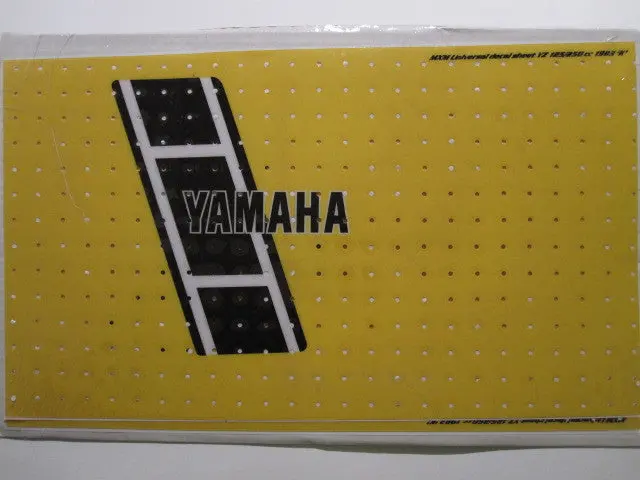 Yamaha, 1983, Yz 125/250, Universal Us Tank Decal Sheets, Reproduction 1