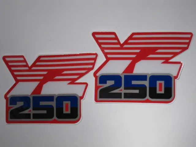 Yamaha, 1986, Yz 250, Rad Decals, Reproduction 1