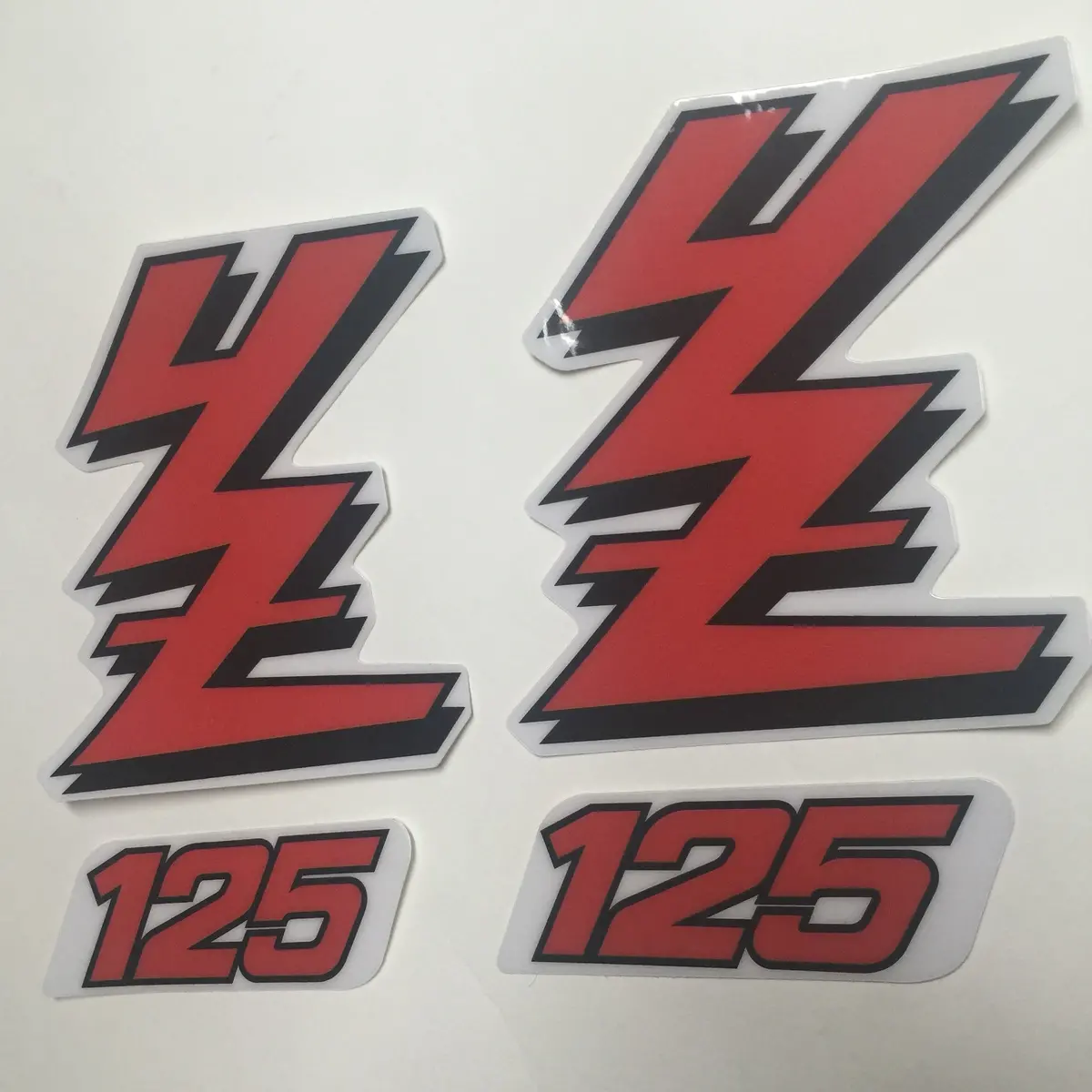 Yamaha, 1989, Yz 125, Rad Decals, Reproduction 1