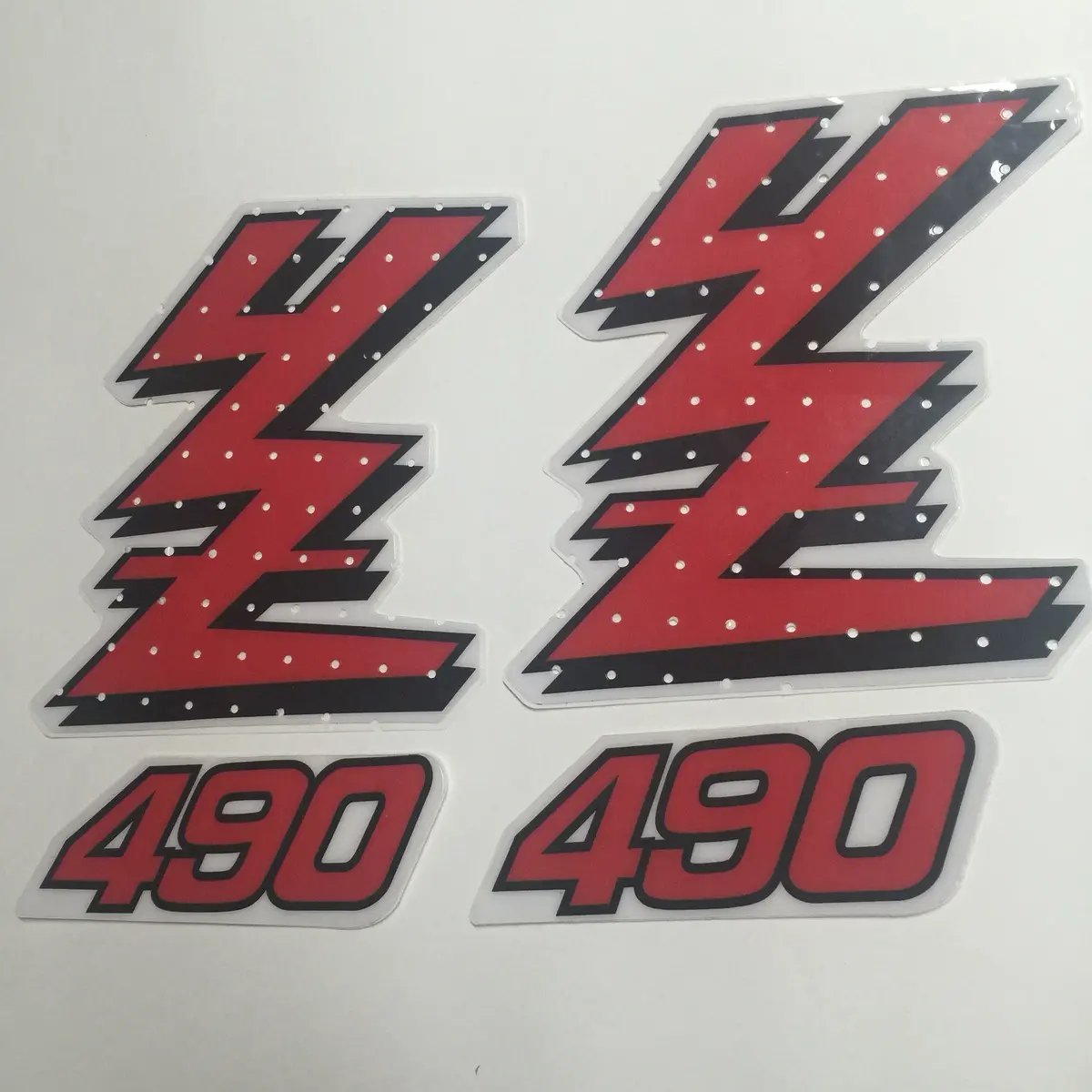 Yamaha, 1989, Yz 490, Rad Decals, Reproduction 1