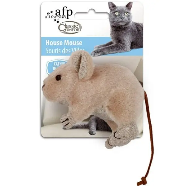 Afp Classic Comfort House Mouse Cat Toy 1