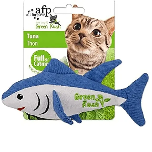 Afp Green Rush Tuna Catnip Toy 1
