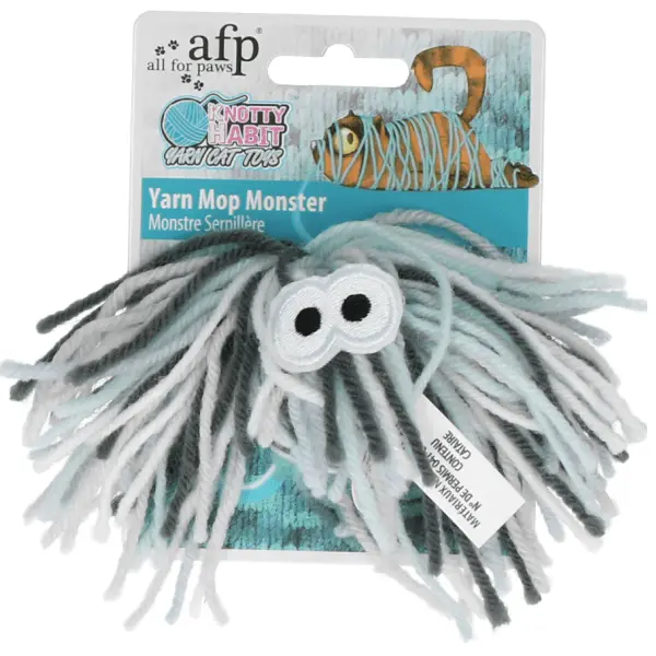 Afp Knotty Habit Yarn Mop Monster Cat Toy 1