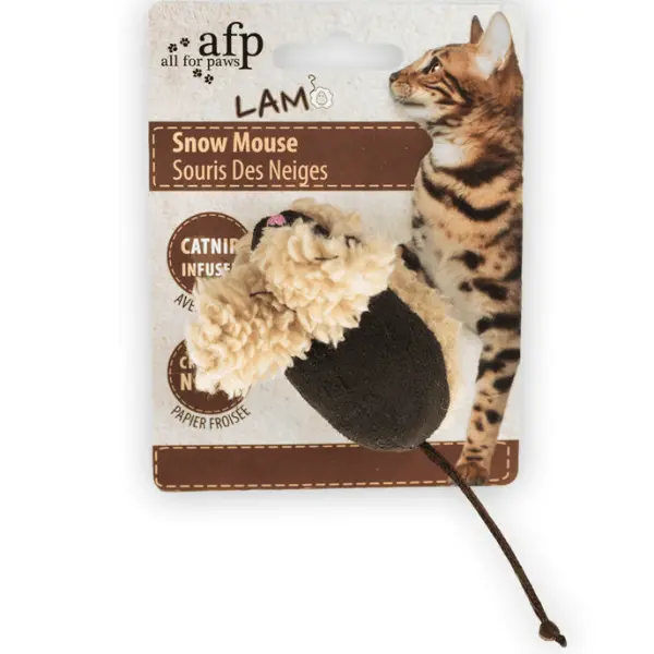 Afp Lamb Snow Mouse Cat Toy 1
