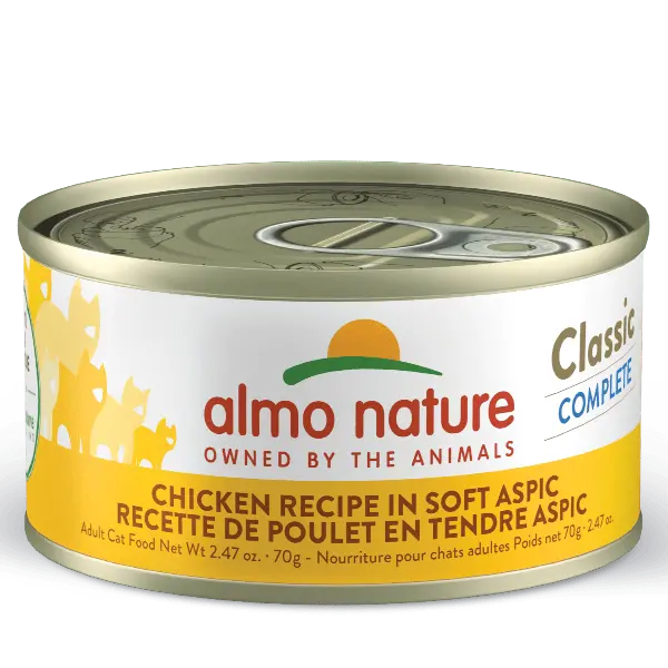 Almo Nature Classic Complete | Chicken In Soft Aspic Canned Cat Food 1