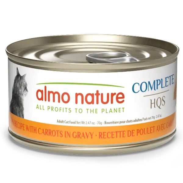 Almo Nature Complete Hqs | Chicken With Carrots In Gravy Canned Cat Food 1