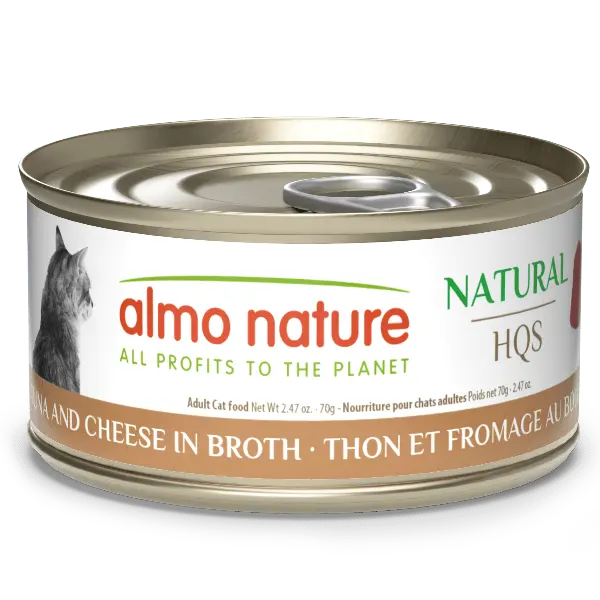 Almo Nature Natural Hqs | Tuna And Cheese In Broth Canned Cat Food 1