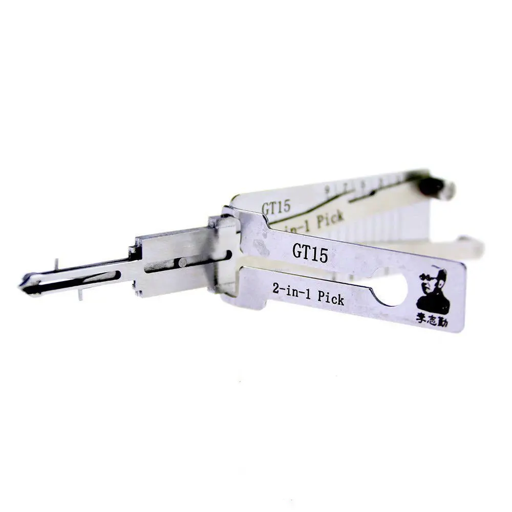 Original Lishi Gt15 2 In 1 Auto Pick And Decoder For Fiat 1