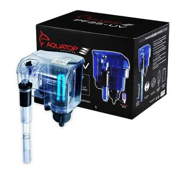 Aquatop Power Filter With Uv; Pf25-Uv With 7 Watt Uv Sterilization 1