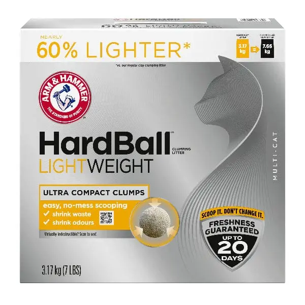 Arm & Hammer Hardball Lightweight Multi-Cat Clumping Cat Litter 1