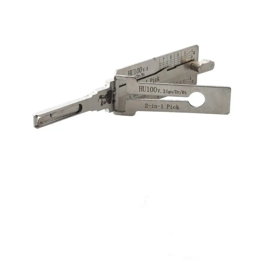 Original Lishi Hu100 (8 Cuts) Gm B116 2-In-1 Pick - Ignition / Door / Trunk 1